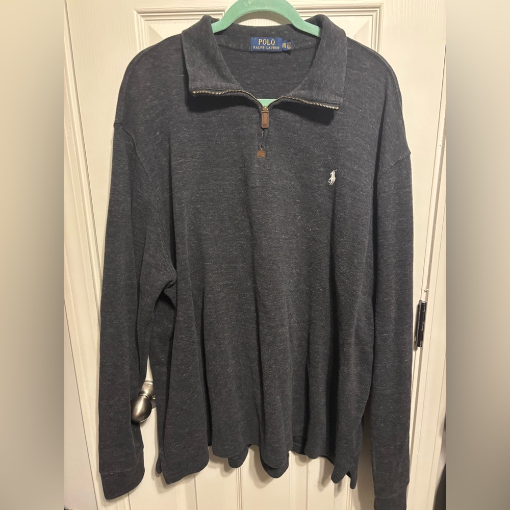 Polo Ralph Lauren Dark Gray Quarter-Zip Pullover